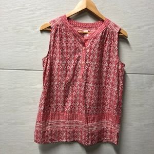 Gap pink sleeveless blouse small VGUC